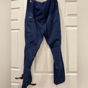 Navy maternity scrub pants